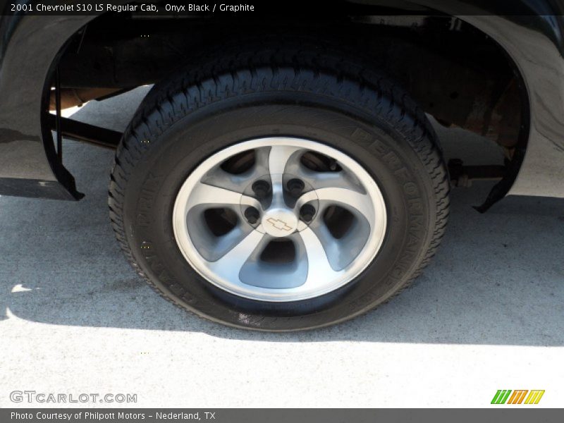 Onyx Black / Graphite 2001 Chevrolet S10 LS Regular Cab