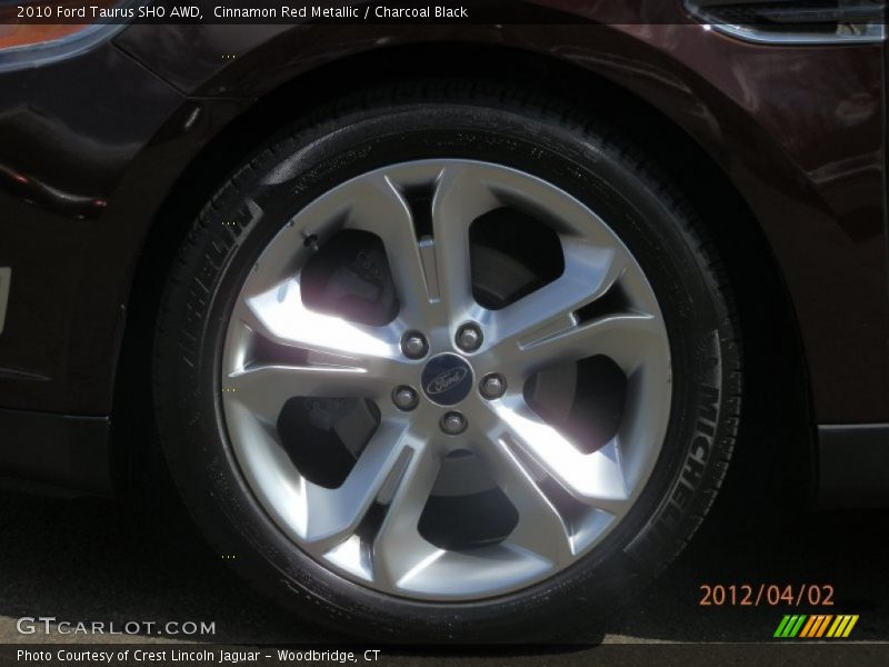 Cinnamon Red Metallic / Charcoal Black 2010 Ford Taurus SHO AWD