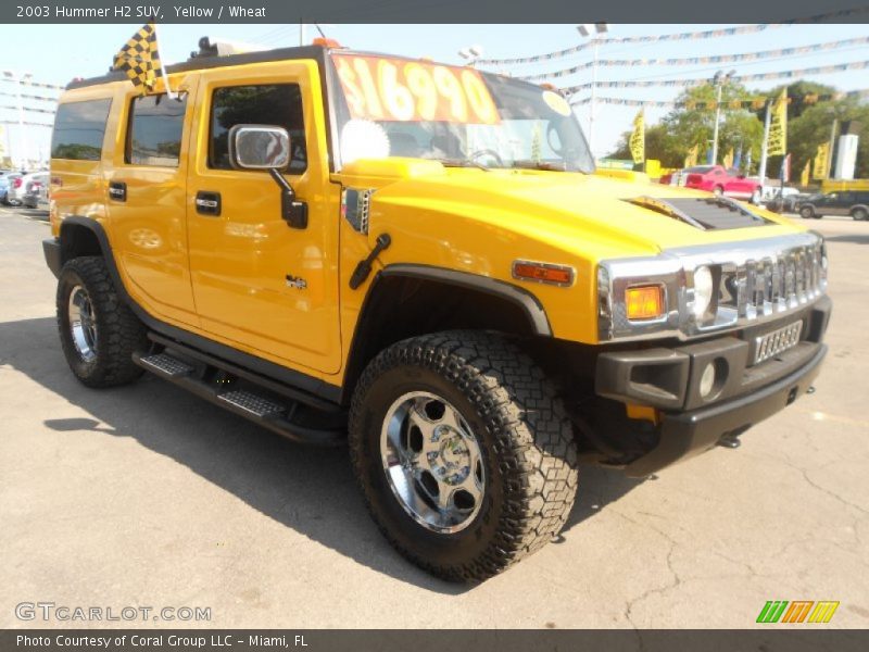 Yellow / Wheat 2003 Hummer H2 SUV