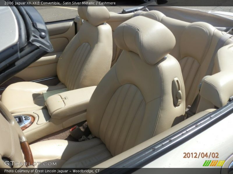 Satin Silver Metallic / Cashmere 2006 Jaguar XK XK8 Convertible