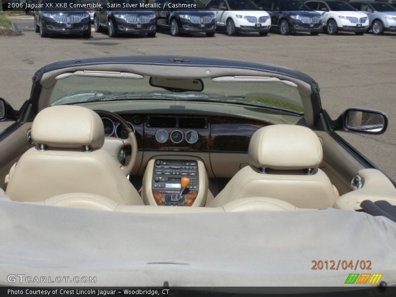 Satin Silver Metallic / Cashmere 2006 Jaguar XK XK8 Convertible