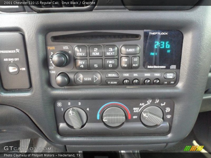 Onyx Black / Graphite 2001 Chevrolet S10 LS Regular Cab