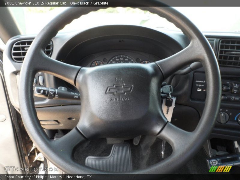 Onyx Black / Graphite 2001 Chevrolet S10 LS Regular Cab