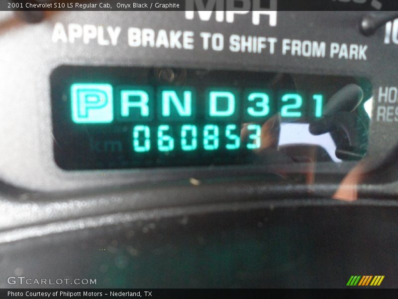 Onyx Black / Graphite 2001 Chevrolet S10 LS Regular Cab