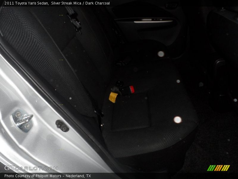 Silver Streak Mica / Dark Charcoal 2011 Toyota Yaris Sedan