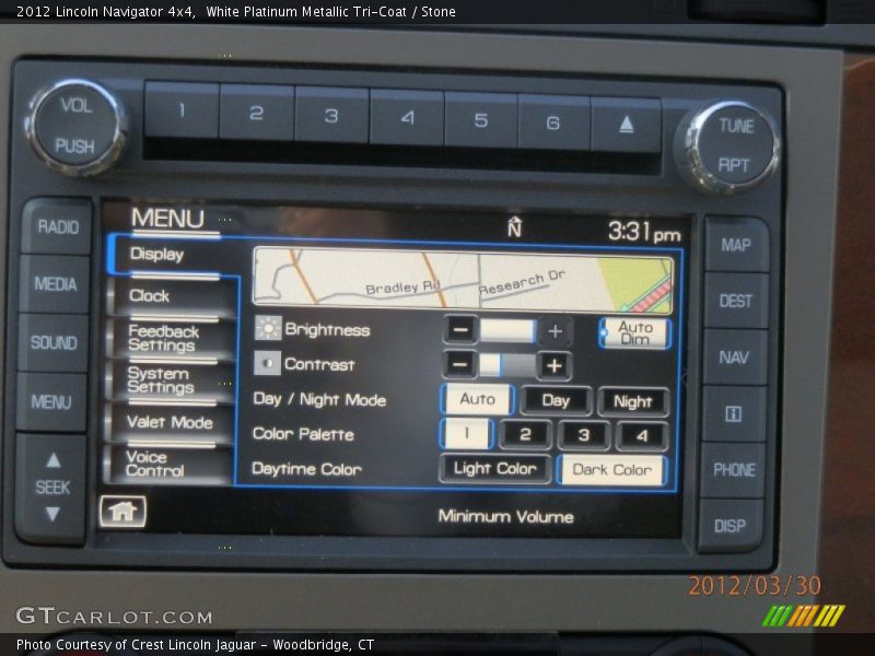 Navigation of 2012 Navigator 4x4