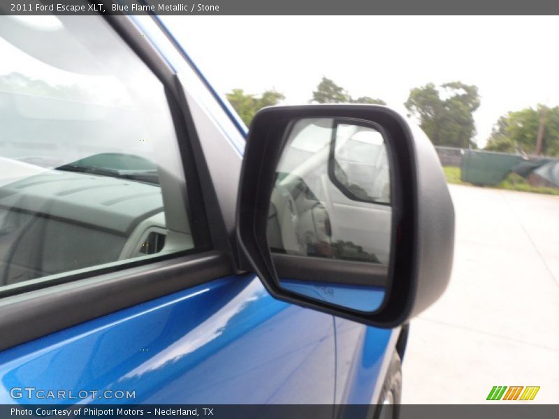 Blue Flame Metallic / Stone 2011 Ford Escape XLT