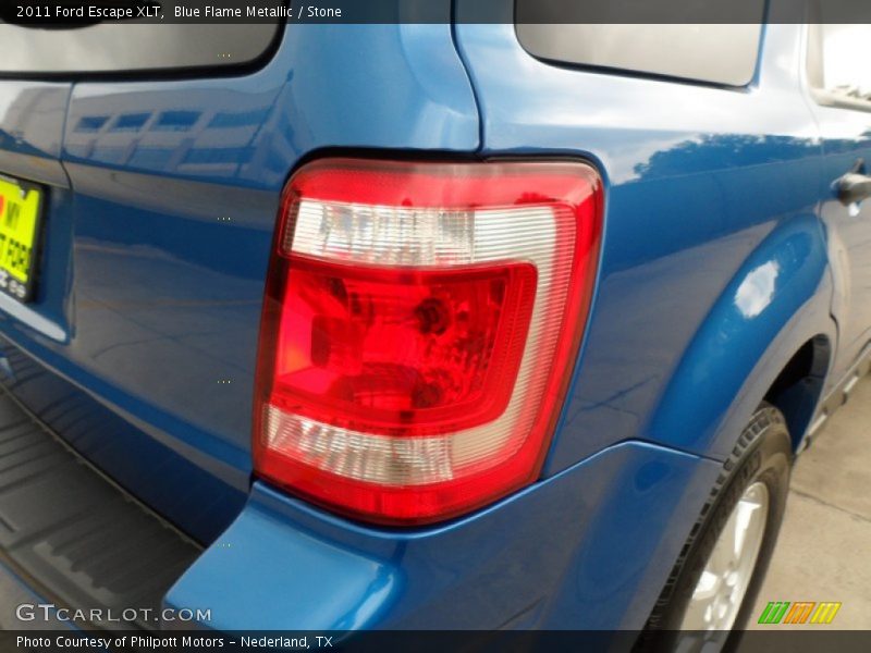 Blue Flame Metallic / Stone 2011 Ford Escape XLT