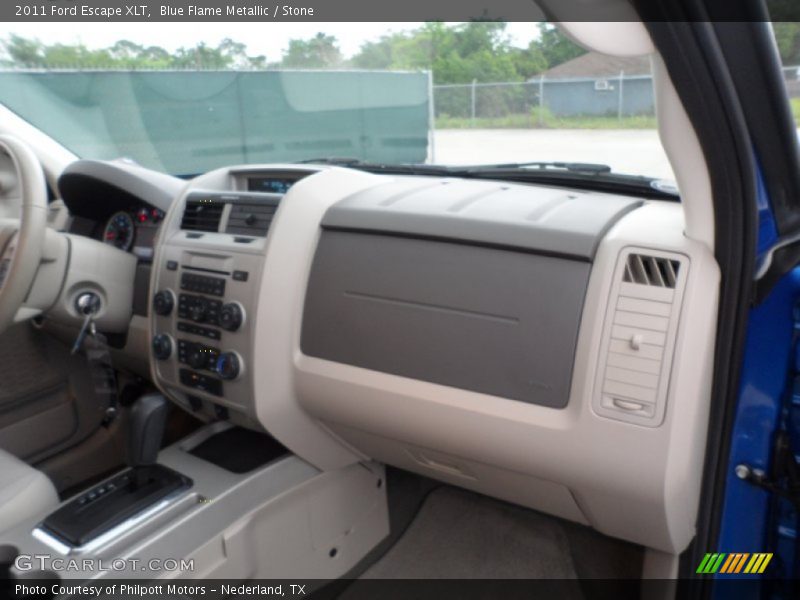 Blue Flame Metallic / Stone 2011 Ford Escape XLT
