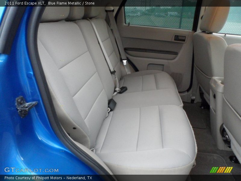 Blue Flame Metallic / Stone 2011 Ford Escape XLT