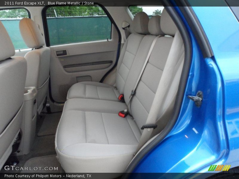 Blue Flame Metallic / Stone 2011 Ford Escape XLT