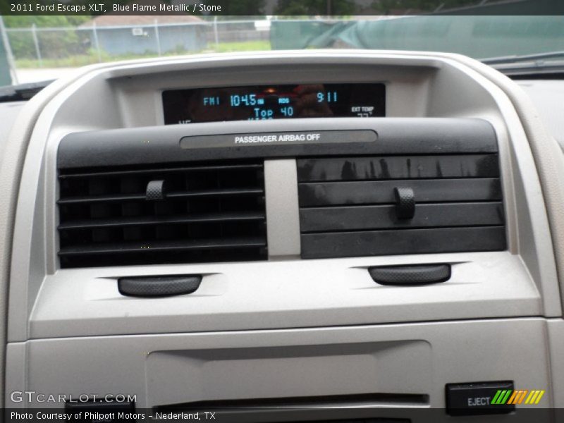 Blue Flame Metallic / Stone 2011 Ford Escape XLT