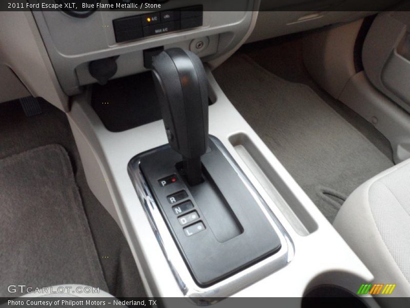 Blue Flame Metallic / Stone 2011 Ford Escape XLT