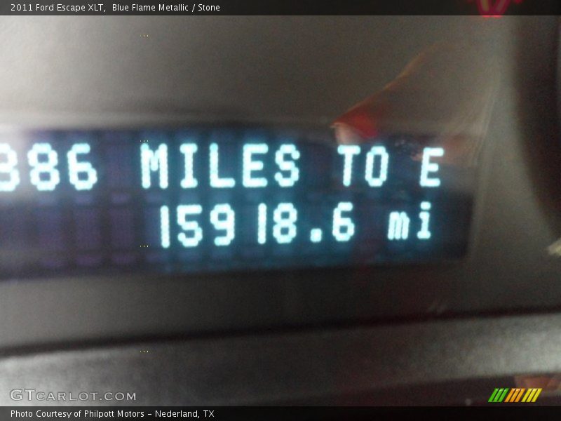 Blue Flame Metallic / Stone 2011 Ford Escape XLT