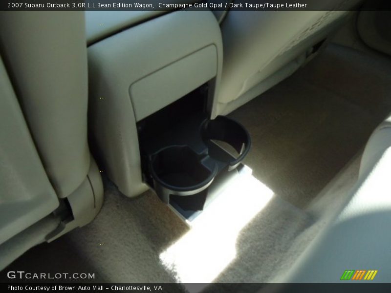 Champagne Gold Opal / Dark Taupe/Taupe Leather 2007 Subaru Outback 3.0R L.L.Bean Edition Wagon