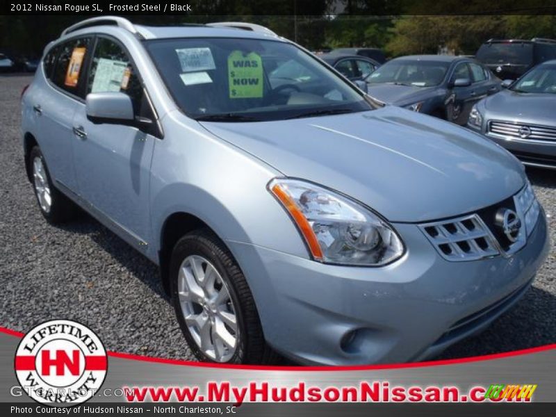 Frosted Steel / Black 2012 Nissan Rogue SL