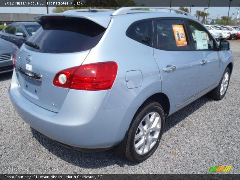 Frosted Steel / Black 2012 Nissan Rogue SL