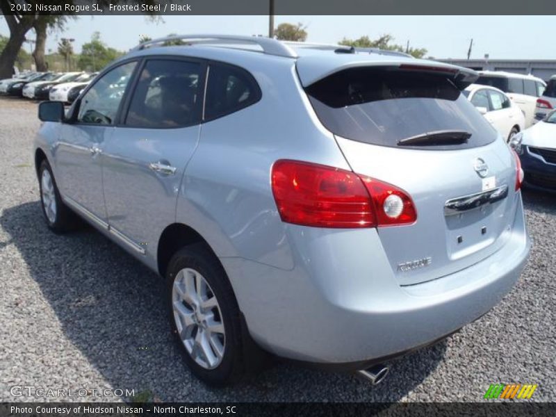 Frosted Steel / Black 2012 Nissan Rogue SL