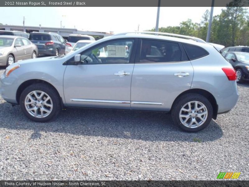 Frosted Steel / Black 2012 Nissan Rogue SL