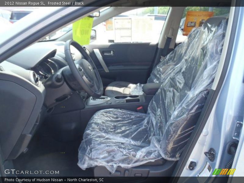 Frosted Steel / Black 2012 Nissan Rogue SL
