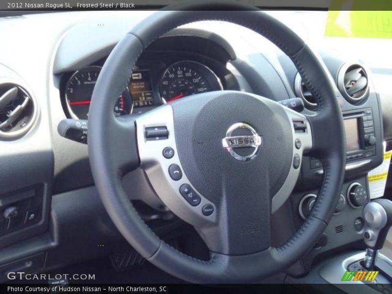 Frosted Steel / Black 2012 Nissan Rogue SL