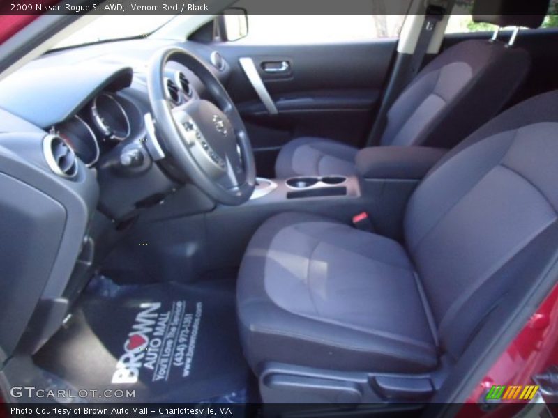 Venom Red / Black 2009 Nissan Rogue SL AWD