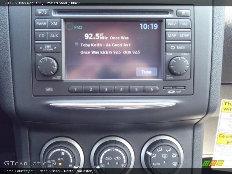 Frosted Steel / Black 2012 Nissan Rogue SL