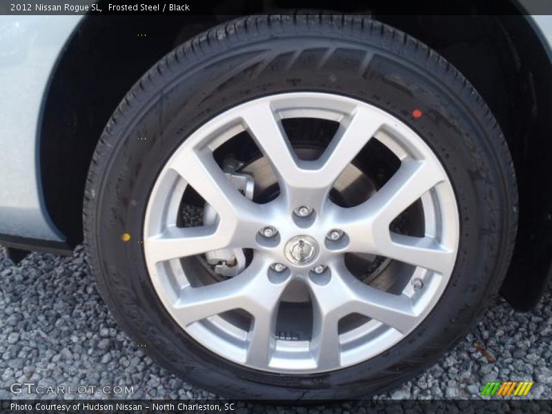 Frosted Steel / Black 2012 Nissan Rogue SL