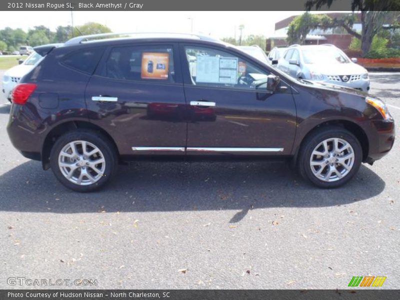 Black Amethyst / Gray 2012 Nissan Rogue SL