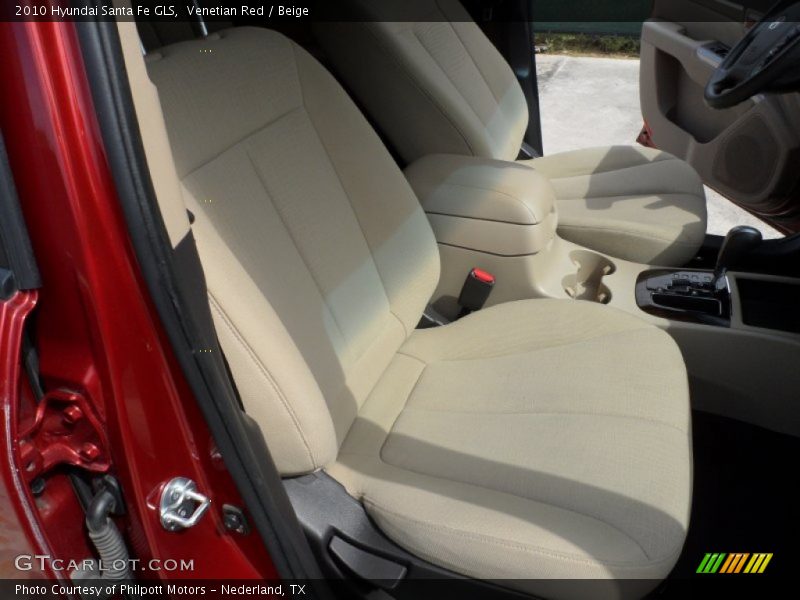 Venetian Red / Beige 2010 Hyundai Santa Fe GLS