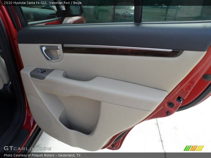 Venetian Red / Beige 2010 Hyundai Santa Fe GLS