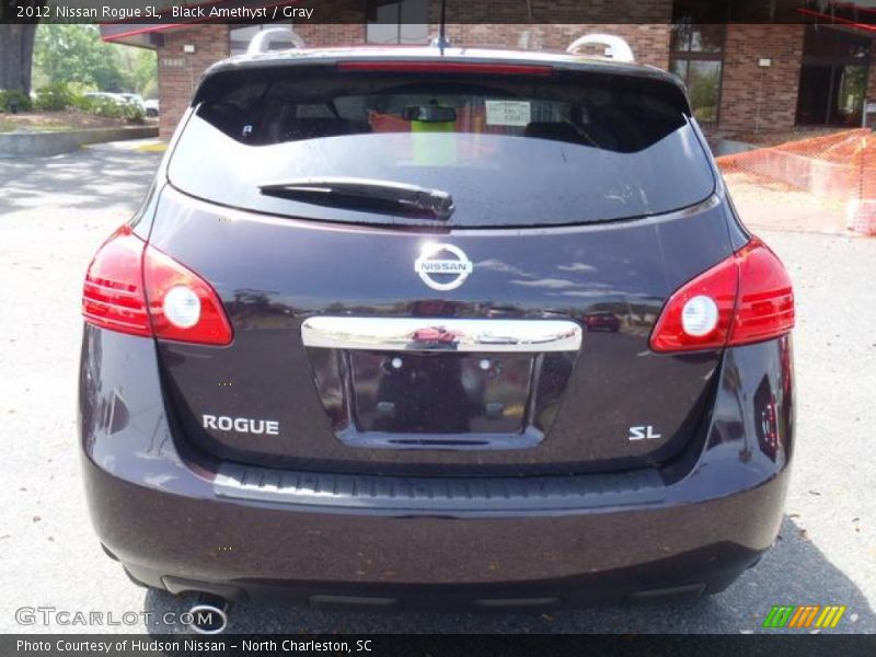 Black Amethyst / Gray 2012 Nissan Rogue SL