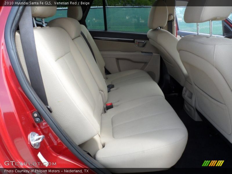 Venetian Red / Beige 2010 Hyundai Santa Fe GLS