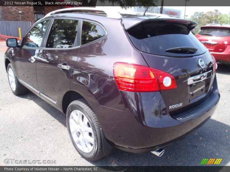 Black Amethyst / Gray 2012 Nissan Rogue SL