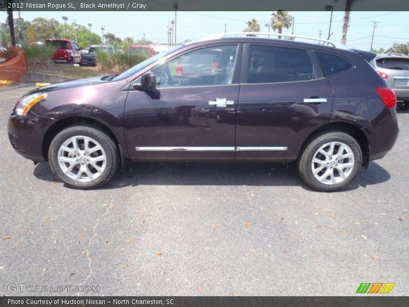 Black Amethyst / Gray 2012 Nissan Rogue SL