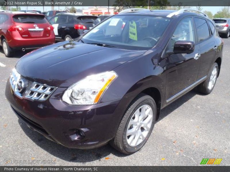Black Amethyst / Gray 2012 Nissan Rogue SL