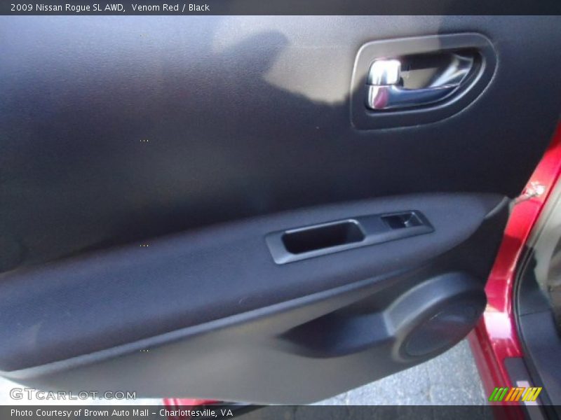 Venom Red / Black 2009 Nissan Rogue SL AWD