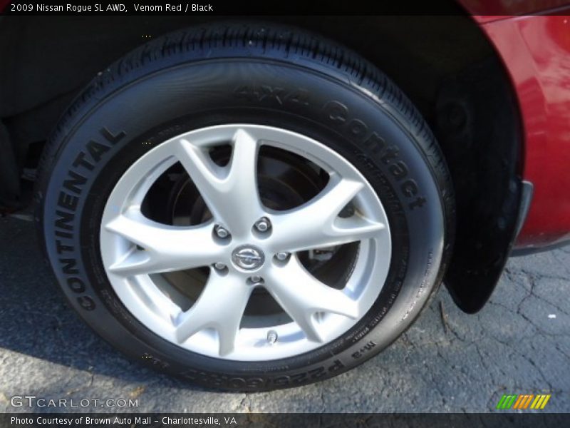 Venom Red / Black 2009 Nissan Rogue SL AWD