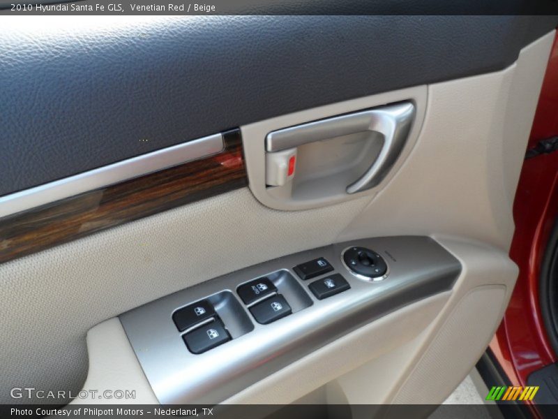 Venetian Red / Beige 2010 Hyundai Santa Fe GLS