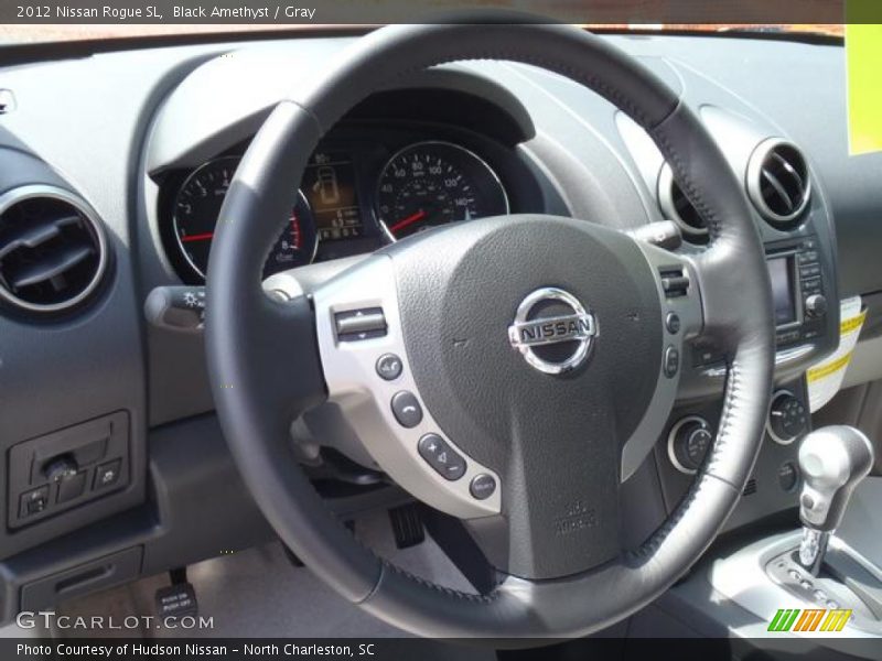 Black Amethyst / Gray 2012 Nissan Rogue SL