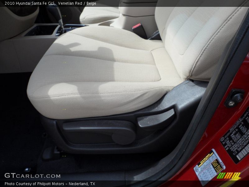 Venetian Red / Beige 2010 Hyundai Santa Fe GLS