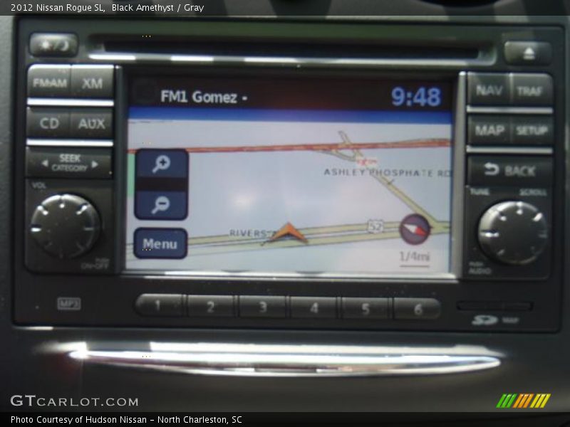 Black Amethyst / Gray 2012 Nissan Rogue SL