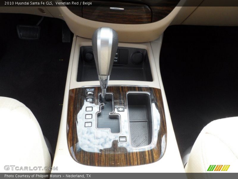 Venetian Red / Beige 2010 Hyundai Santa Fe GLS