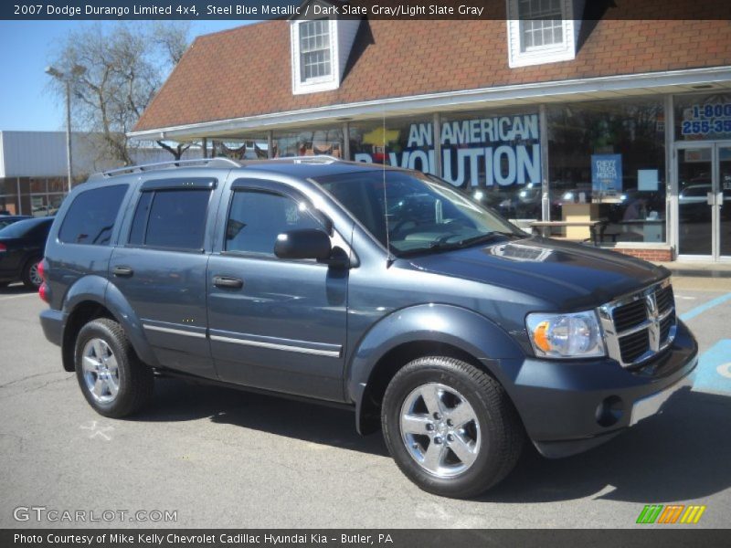 Steel Blue Metallic / Dark Slate Gray/Light Slate Gray 2007 Dodge Durango Limited 4x4