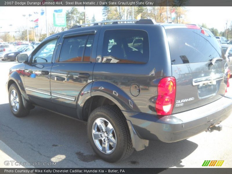 Steel Blue Metallic / Dark Slate Gray/Light Slate Gray 2007 Dodge Durango Limited 4x4