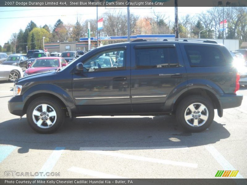 Steel Blue Metallic / Dark Slate Gray/Light Slate Gray 2007 Dodge Durango Limited 4x4