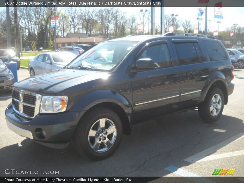 Steel Blue Metallic / Dark Slate Gray/Light Slate Gray 2007 Dodge Durango Limited 4x4