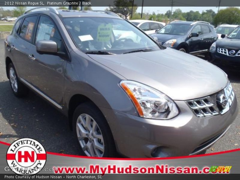 Platinum Graphite / Black 2012 Nissan Rogue SL