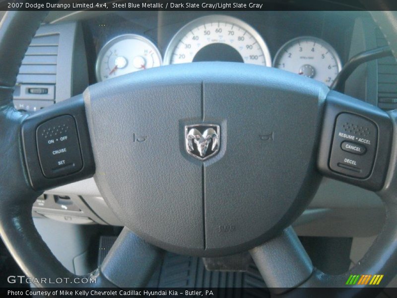Steel Blue Metallic / Dark Slate Gray/Light Slate Gray 2007 Dodge Durango Limited 4x4