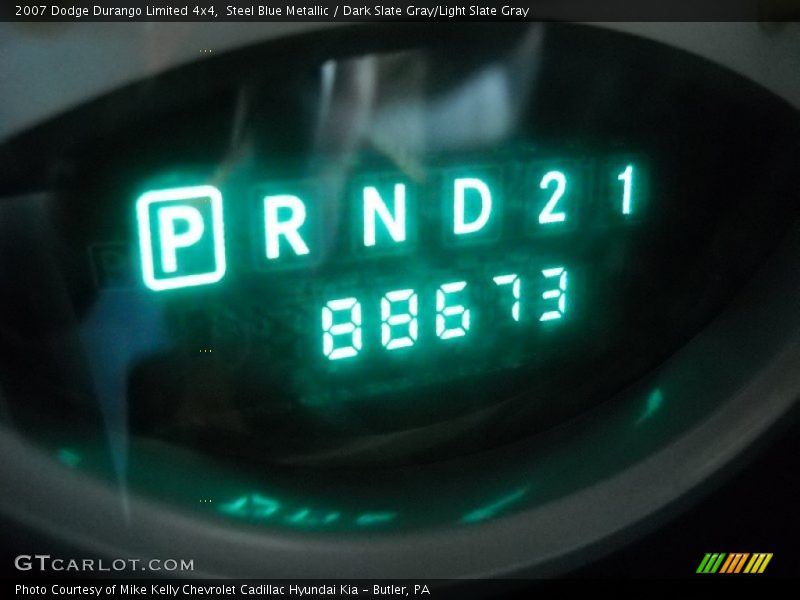 Steel Blue Metallic / Dark Slate Gray/Light Slate Gray 2007 Dodge Durango Limited 4x4